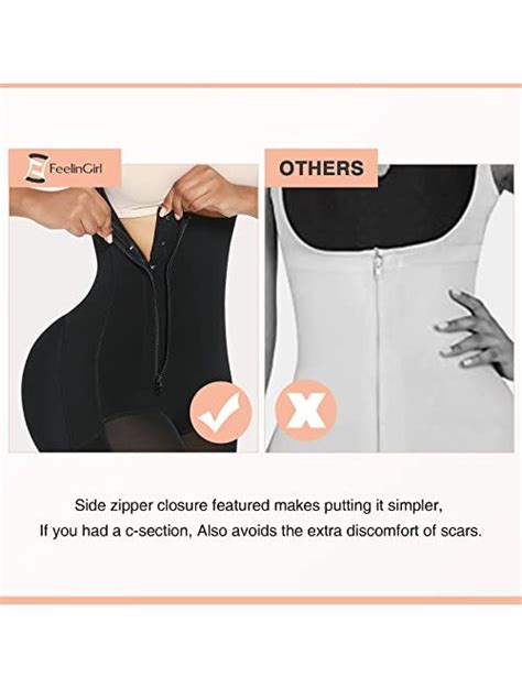 Buy Feelingirl Shapewear For Women Tummy Control Body Shaper Open