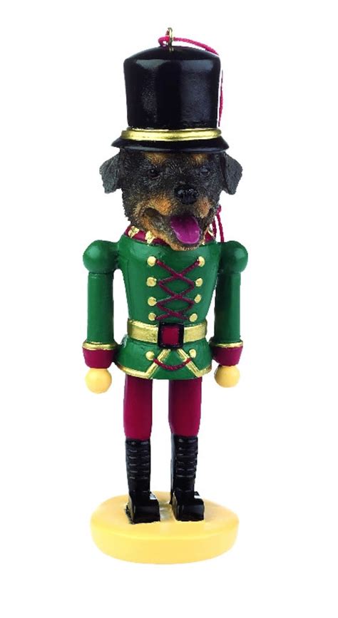 Rottweiler Nutcracker Christmas Ornament Hand Painted And Etsy