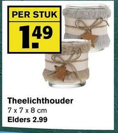 Theelichthouder Aanbieding Bij Hoogvliet Folders Nl