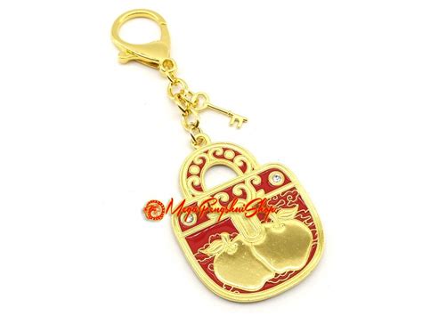 Padlocks Of Harmony Feng Shui Keychain