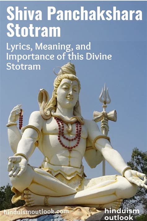 Shiva Panchakshara Stotram Composed By Guru Sankaracharya Explains The