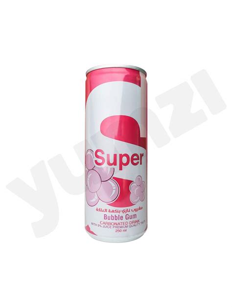 Super Bubble Gum Carbonated Drink 250Ml