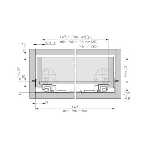 Coulisse à extension totale Dynapro Soft Close Liquid pour