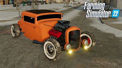 Ford Coupe Hotrod Farming Simulator 2022 Fs22 Ls22 Vehicle Mod