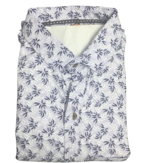 85gsm Men Printed Cotton Shirt Casual Full Sleeves At Rs 325 In Jaipur