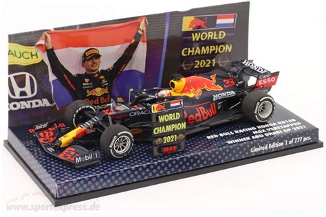 Max Verstappen Red Bull Rb16b 33 Winner Abu Dhabi Formula 1 World