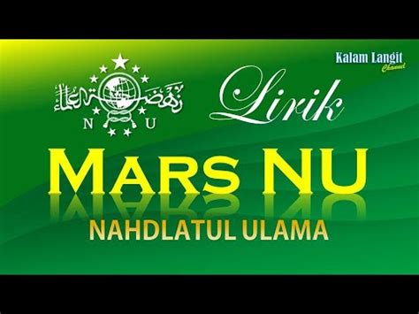 Mars Nu Nahdlatul Ulama Lirik Youtube Music