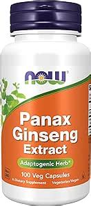 Now Foods Panax Ginseng Mg Veg Capsules Buy Online At Best