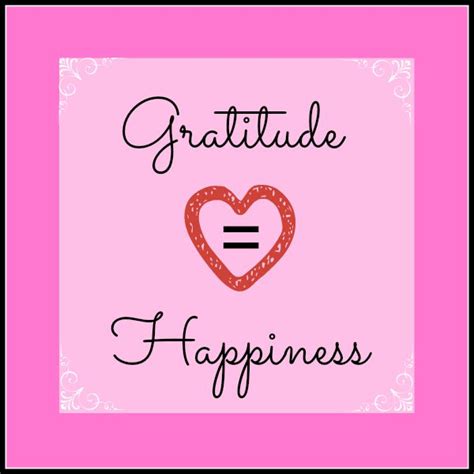 Gratitude = Happiness