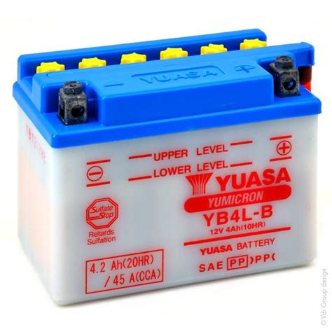 Batterie Moto Yuasa Yb L B V Ah