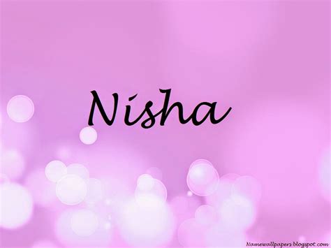 Nisha Name Wallpapers Nisha ~ Name Wallpaper Urdu Name Meaning Name Images Logo Signature