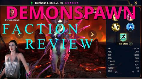 DEMONSPAWN Faction Reviewed Raid Shadow Legends Featuring Duchess