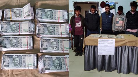 Mizoram Police Busts Fake Currency Note Gang In Champhai 6 Apprehended