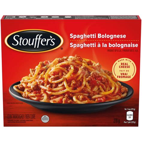 Stouffers Spaghetti Bolognese 270 G Walmart Canada