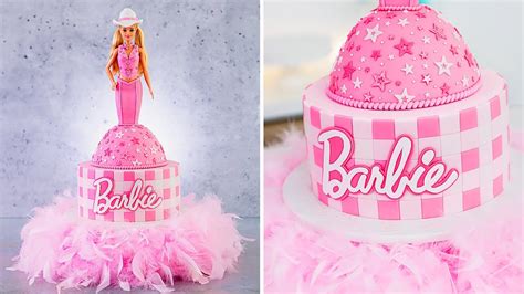 Hi Barbie Barbie The Movie Cake Fluffy Diy Cake Stand Super Easy