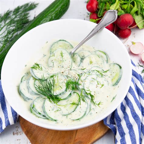 Gurkensalat Mit Joghurt Vegan Heaven