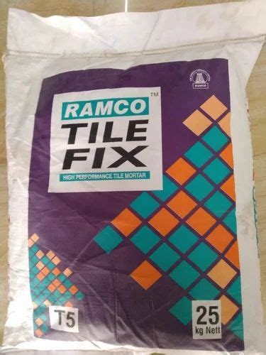 Bag Ramco T5 High Performance Tile Fix Mortar For Industrial At Rs 800