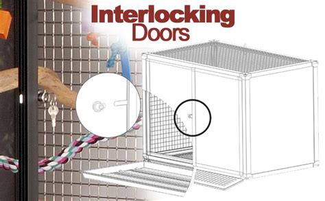 Interlocking Bird Cage Doors