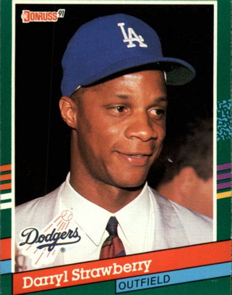 Donruss New York Mets Baseball Card Darryl Strawberry Ebay