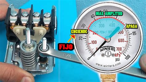 Cómo REGULAR PRESOSTATO de bomba de agua calibrar presión FÁCIL YouTube