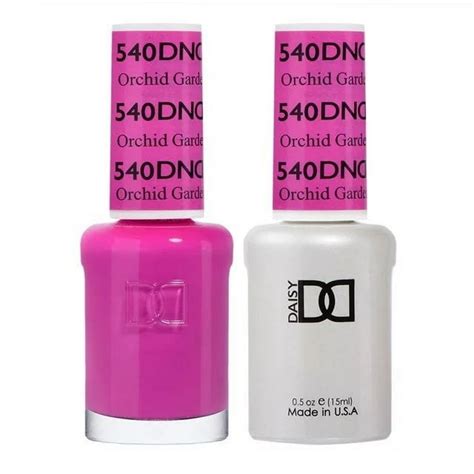 Dnd Nail Polish Gel And Matching Lacquer Set Duo 540 Orchid Garden