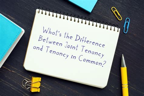 Tenancy In Common Vs Joint Tenancy What Is The Difference Talkov