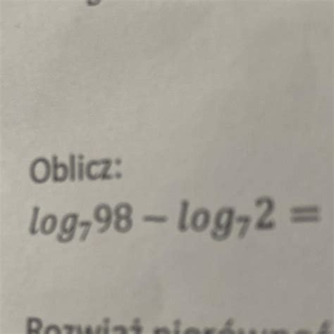 Oblicz logarytm Błagam pomocy Brainly pl