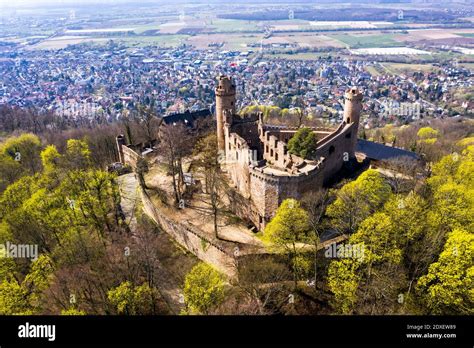 Luftaufnahme Deutschland Hessen Bensheim Bergstrasse Schloss