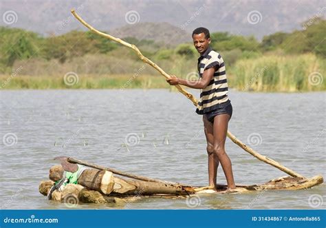 African Fisherman Editorial Photography Image 31434867