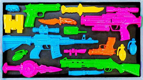 Cleans Shotgun Ak 47 Glock Pistol Sniper Rifle Bubblegun Pistol Laser M16 Monster M806