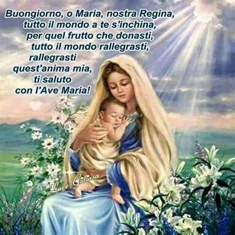 Pin By Nancy On Saluti Blessed Mother Mary Mary And Jesus Holy Mary