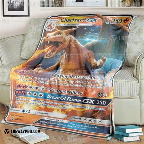 J Balvin Charizard Pokemon Blanket Hot Sale