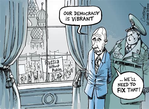 Anti Putin Rally Globecartoon Political Cartoons Patrick Chappatte