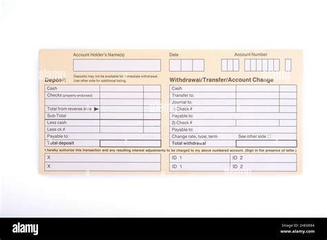 Withdrawal Slip Of Axis Bank