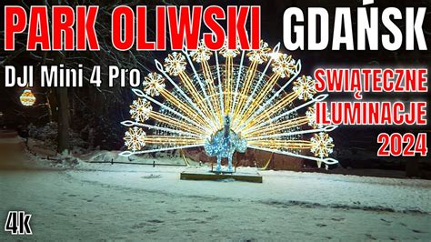 Park Oliwski W Gda Sku Wi Teczne Iluminacje Dji Mini Pro