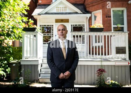 Ambassador Of Afghanistan To Canada Hassan Soroosh Stands Outside The