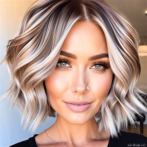 15 Ideas For Blonde Highlights On Short Hair Burst Of Style