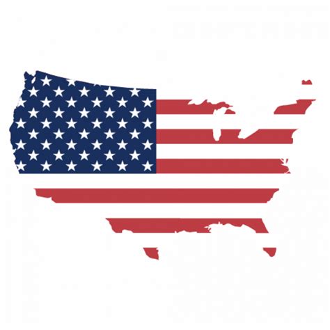 America Flag Outline Sticker Us Custom Stickers