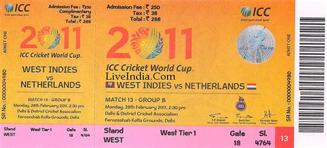 Cricket World Cup Final Tickets Price Soars High