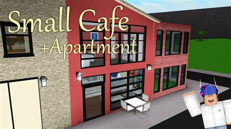 Bloxburg Small Cafe Apartment Build Youtube