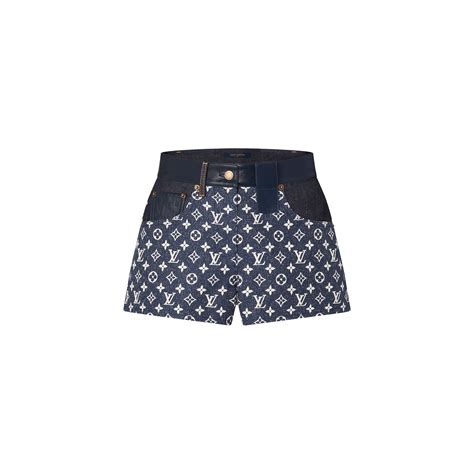 Monogram Denim Mini Shorts Ready To Wear Louis Vuitton