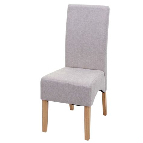Esszimmerstuhl Latina Küchenstuhl Stuhl Stoff Textil creme beige helle Beine Swisshandel
