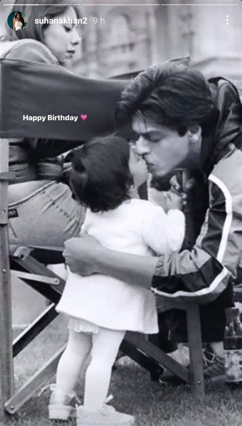 Shah Rukh Khan Kisses Baby Suhana Khan In Her Priceless Birthday Post