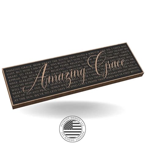 Amazing Grace Lyrics Svg Etsy