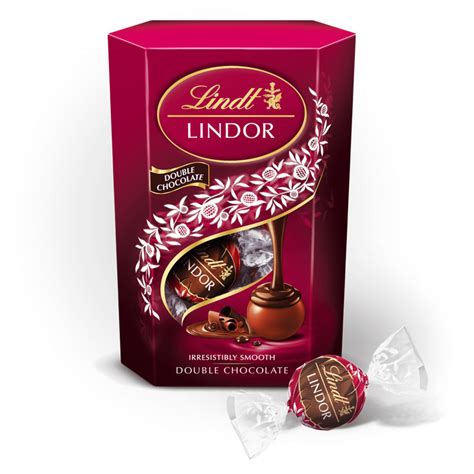 Lindt Lindor Double Chocolate Truffles 200g Lindt Shop Uk