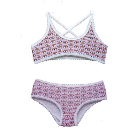 Conjunto Infantil Top Calcinha Lupo Le Lingerie