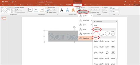 How To Use Curved Text In PowerPoint