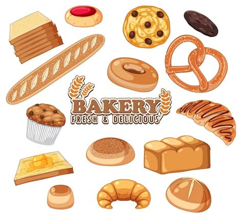 Baked Goods For Sale Royalty Free Vector Clip Art Illustration Clip