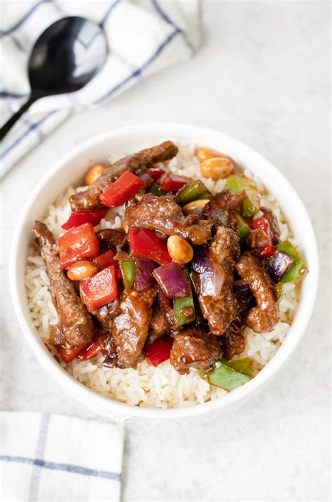 Easy Kung Pao Beef Chinese Recipe Healthy Life Trainer