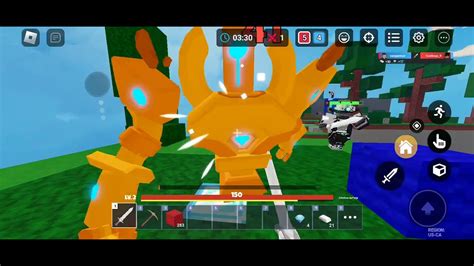 Eu Jogando Bedwars No Roblox Pela Segunda Vez Youtube